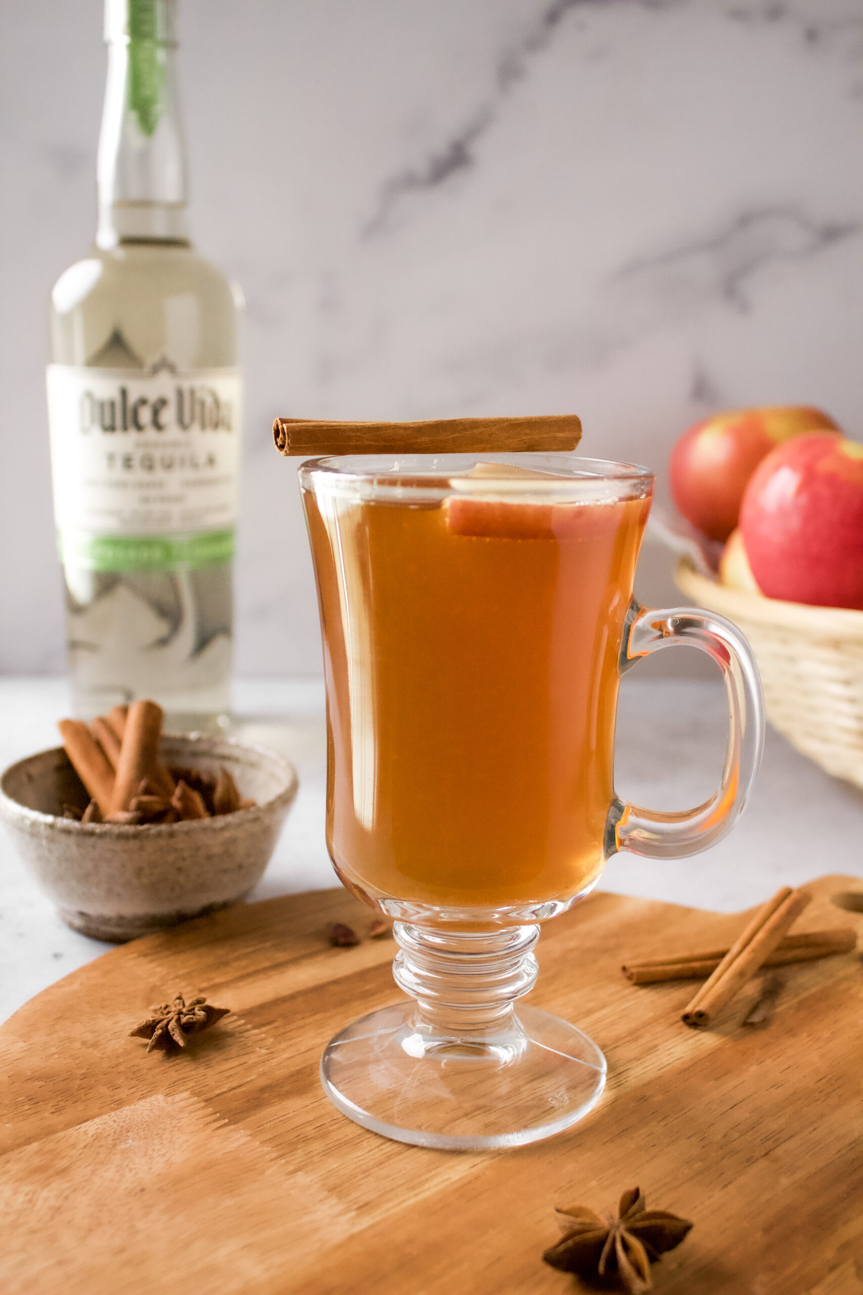 tequila apple hot toddy